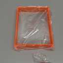 Gelite Acrylic 5X7 Picture Frame to Display 5x7 4x6 Pictures Mat-free Neon Floating Photo Frame for Wall and Tabletop, Neon Orange