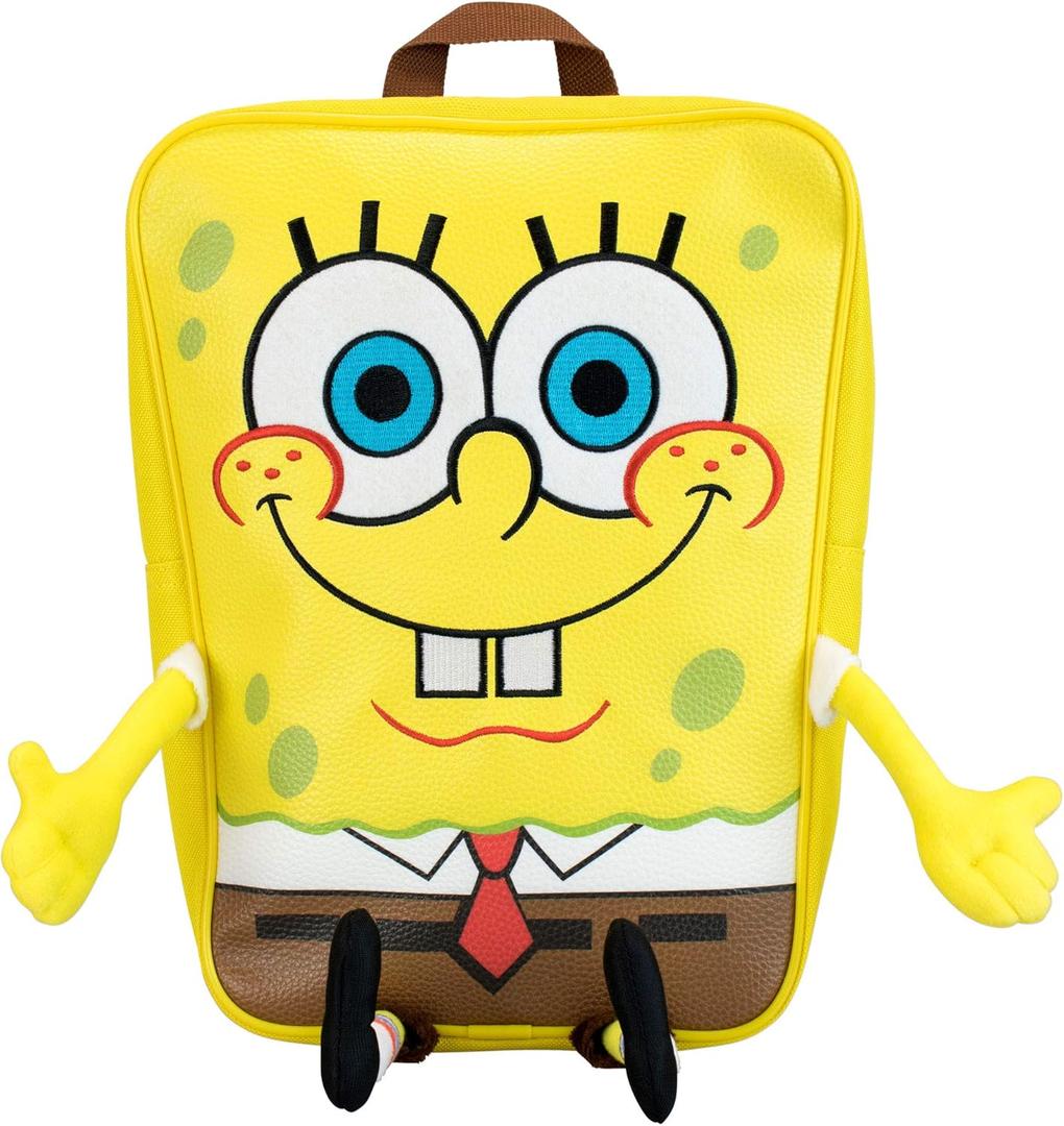 SpongeBob SquarePants Backpack | Boys Backpack | Kids School Rucksack | Yellow One Size SpongeBob SquarePants Backpack | Boys Backpack | Kids School Rucksack | Yellow One Size