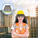 Hard Hat Neck Shade, Reflective Mesh Neck Shield for Outdoor Construction Workers, Polyester (40X30X3CM, Grey)