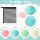 36 Pcs Dumpling Stress Balls Bulk 2.4 Inch Dumpling Fidget Toy Dough Stress Relief Bun Squeeze Toy with Storage Bag for Birthday Party Favors School Carnival Reward Gift