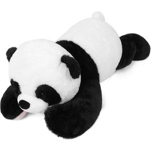 Wepop 5lb Weighted Stuffed Animals, 24in Big Panda Plush, Cute Soft Plushie Pillows for Adults Boys Girls