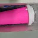 FANS-ONE Slushie Cup, 2 Pack Slushy Maker Cup, Frozen Magic Squeeze Cups for Juice Milk Yogurt Ice Cream Make, DIY Cooling Cup with Lid & Straw Cool Stuff Things for Friends Family (Blue+Pink)