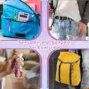 30pcs Beadable Keychains Bars Bulk Blank Beaded Metal Keychain Colorful Creative Blank Keychain for Beads Metal Beaded Pendant Jewelry Making Gift for DIY Crafts Keyrings Purse Mother's Day Birthday