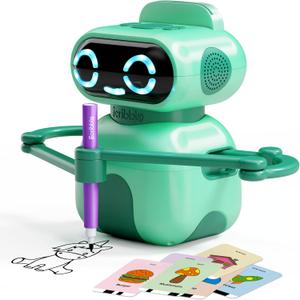 Dan&Darci Scribbly The Drawing Robot for Kids - 3 4 5 6 7 8 Year Old Girl Easter Gifts - 5 Year Old Boy Birthday Gift - Kids Toys for Ages 5-7 - Learning Toys for Boys - Girls Educational Cool Toy