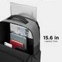 Lenovo 15.6-inch Laptop Backpack (B200) - 16L Capacity Padded Tablet & Computer Bag with 6 Pockets  Slim Everyday Water- Resistant Backpack, Grey