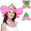 Jococs Flower Hat Flower Costume Fairy Costume Novelty Hats Cosplay Dress Up Themed Headwear for Party Supplies