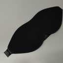 MABAO Sleep Mask for Side Sleeper, Eye Mask for Sleeping Women Men, 3D Contoured Cup No Eye Pressure 100% Light Blocking Sleeping Mask with Adjustable Strap Night Blindfold Flight, Travel, Nap, Black