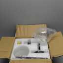 C03 Battery Operated Wall Sconce No Wired Rechargeable Wall Lamp with Clear Glass Shade Easy to Install Cordless Wall Light Fixtures for Bathroom Hallway Kitchen Mirror Black(Bulb Included) (Minimalist - Globe Glass)