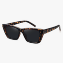 WOWSUN Narrow Small Vintage Polarized Cat Eye Sunglasses for Women