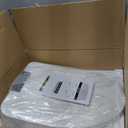 Toilet Bidet Seat, Oval Toilet Seat Bidet with Dryer and Warm Water, Electronic Heated Toilet Seat Temperature Adjustable, Front and Rear Oscillation Cleaning, Remote Control