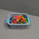 Snowflake Interlocking Building Block Educational Toy 300PCS for Kids Ages 3+, Multi-Color Solid Plastic Early Learning Creativity STEM Toy with Carrying Case Safe Material