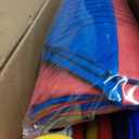 Giant 4 Row Game with Carrying Bag and Mesh Fabric .Giant 4-to-Score Game Set Suitable for Indoor and Outdoor Holiday Parties and Family Gatherings. Blue red