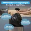 55-60 Gallon Trash Bags Heavy Duty 2.1 Mil - 39''x55'' 100 Count Extra Thick Black Garbage Bags Unscented Strong Huge Can Liners for Construction Industrial Yard Outdoor Commercial