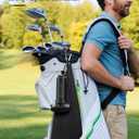 Golf Club Cleaner Brush and Towel, Golf Club Brush Groove Cleaner Magnetic, Golf Bag Accessories for Men Gifts