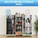 Golf Bag Storage Organizer for Garage, Premium Wooden 2 Golf Bags Rack with Drawer, Easy Assemble Golf Club Stand/Holder Suitable for Garage Home Simulator and Office