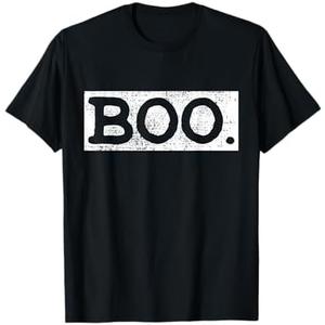 Halloween Vintage Boo Funny Gift T-Shirt, XL