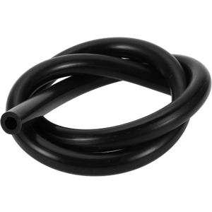 Silicone Vacuum Tubing Hose Automotive Vacuum Line for Toyota High Temperature 5ft 3/8" 10mm ID 3.5mm Thickness 1 Pc Black