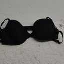 Calvin Klein Women's Constant Convertible Strap Lightly Lined Demi Bra (36A, Black)