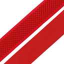 Mandala Crafts 3 Inch Red Non Slip Silicone Gripper Elastic Band
