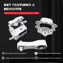 Engine Motor & Transmission Mount Compatible with MINI 2014-2022 Cooper & 2016-2022 Cooper Clubman & 2014-2023 Cooper Countryman 1.5L 2.0L,2016-2022 X1 & 2018-2023 X2 & 2020-2023 228I M235I 2.0L 3PCS