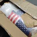 SmoothNovelty 350 Pcs 12 x 18 Inch American Flags on Stick Large American Flags for Outside 4th of July USA Flag for Yard Outside Classroom Flag Memorial Flags for Cemetery Lawn