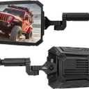 JOYTUTUS Mirrors Doors Off for 2018-2023 Wrangler JL/JLU & Gladiator JT (NOT FIT 2024 2025 Wrangler & Gladiator JT), Adjustable Anti-Vibration Design with Universal Ball Adapter for Phone Mounts