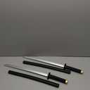 Set of Two 26 1/2 Inch Japan Samurai Pu Foam Blade Anime Sword Ninja Katana, Play, Fencing, Fun, Birthday, Halloween