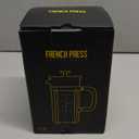 French Press Coffee Maker 304 Stainless Steel Coffee Press,with 4 Filters System, Heat Resistant Thickness Borosilicate French Press Glass, BPA-Free Brewed Tea Pot Coffee Plunger(Copper 12oz)