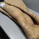 FRELISH DECOR Handwoven Jute Area Rug - 6 feet Round - Natural Yarn - Rustic Vintage Beige Braided Reversible Rug - Eco Friendly Rugs for Bedroom - Kitchen - Living Room - Farmhouse (6' Round)