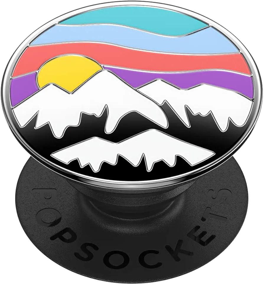 ​​​​PopSockets Phone Grip with Expanding Kickstand, Adhesive Grip - Enamel Altitude Adjustment