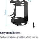 Nekuma Curling Iron Holder Attachments Compatible with Dyson Airwrap Organizer Stand on Desktop, Hair Wrap Storage Rack Accessories Wall Mounted for home / Bathroom