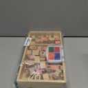 Melissa & Doug Wooden Alphabet Stamp Set - 56 Stamps with Lower-Case and Capital Letters Preschool Writing Toys, ABC Stamps, Kids Arts & Crafts, Letter for Kids Ages 4+