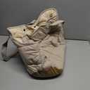 Plush Dog Purse Carrier for Small Dogs, Soft Dog Tote Bag with Safety Harness Clip, Cozy Pet Carrier for Dogs Under 15 lbs, Comfortable Dog Shoulder Carrier for Travel, White