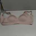 As Fairy Womens Bra No Underwire Seamless Wireless Bra with Soft Support V Neck Mesh Bras Lace Bralette Everyday Bra , Medium Nude 