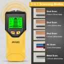 Stud Finder Wall Scanner - 5 in 1 Stud Finder Tool w/Microprocessor Chip and HD LCD Display, Stud Detector Beam Finders for the Center and Edge of Wood AC Wire Metal Studs Joist Pipe