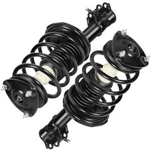 CCIYU 2 pcs Front Strut and Spring shock Assembly 172298 172297 for 2006-2011 for Hyundai Accent,2006-2011 for Kia Rio