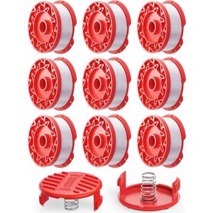 YWTESCH 11 Pcs CMZST0653 String Trimmer Line Spool 0.065" 30Ft Compatible with Craftsman Weed Wacker, Auto Feed Weed Eater String Head Replacement Parts for Craftsman Weed Whacker