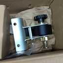 Truck Rack Straps, W/J-Hook (2PCS), 2" Silver Round Tube Mount, 1.5" Wide x 7.5' Long, Black Ladder Rack Ratchet Straps, 500 lbs Load Heavy Duty, Lumber Rack Ratchet Straps, Pipe/Roof Rack Straps