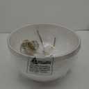 13 Inch 2 Pack Large Hanging Planters for Indoor Outdoor Plants, Plastic Hanging Basket Pots for House Plants Flowers, White