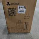 Somago 20" Carry On Luggage and 14" Mini Cosmetic Cases Travel Set Lightweight Polypropylene Suitcase with TSA Lock YKK Zipper Hardside Luggage with Spinner Wheels (2 Piece Set, Nude Pink)