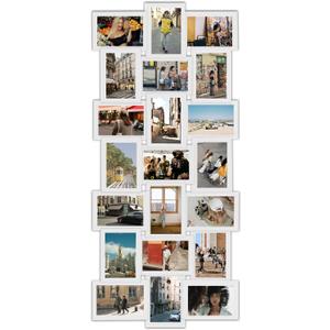 Jerry & Maggie 4X6 Collage Picture Frames for Wall Decor, 21 Opening Collage Wall Hanging for 6x4 Photo, Multi Picture Frame Set with One-piece Design White