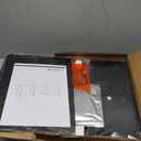 TV Stand with LED Lights, Entertainment Center with Open Shelves and Fabric Drawer, Media Console for 55 Inch TV, Television Stands for Living Room, Bedroom, Black (46.1 Inches)