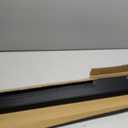 Door Draft Stoppers for Door, 39” Length Weather Stripping Door Seal, Strong Adhesive Door Sweep for Exterior and Interior Doors（Black）