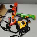 Rechargeable Laser Tag Guns Set of 4 with LED Digital Multi-Functional Vests Birthday Gifts Toys for Kids Boys Girls 8 9 10 11 12+ Years Old Christmas (Ablue/Red/Green/Yellow)