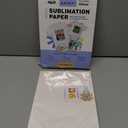 Printers Jack Sublimation Paper - Heat Transfer Paper 100 Sheets 8.3" x 11.7" for Any Epson HP Canon Sawgrass Inkjet Printer with Sublimation Ink for T shirt Mugs DIY