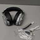 Gtheos 2.4GHz Wireless Gaming Headset for PS5, PS4 Fortnite & Call of Duty/FPS Gamers, PC, Nintendo Switch, Bluetooth 5.3 Gaming Headphones with Microphone for Computer, Mobile, Stereo Sound (Camo)