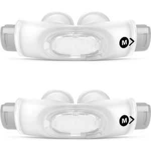 2 Packs Replacement P30i Nasal Pillows Cushion for Airfit P30i Cpap Nasal Pillows Cushion Reusable & Comfortable and Soft (Medium)