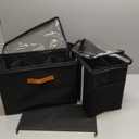 MultiFunctional Shoe Storage Bag 8 Compartment Portable Home and Gym Essential Portable Home and Gym Essential Home (Black)