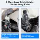 F3 Driver Drink Holders Left+Right Side Ajustable Water Bottle Holders for Can Am Spyder F3/F3-S/F3-L/F3-T 2015+ Models Cup Holder Accessories