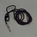 Ernie Ball Braided Instrument Cable, Straight Straight, 10ft, Purple/Black